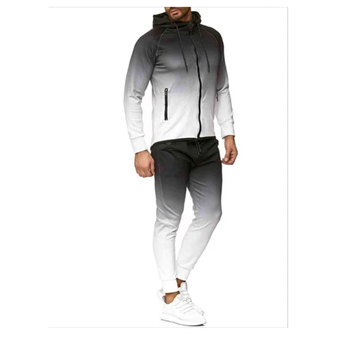 

DLL custom logo 3D gradient printing zipper hip-hop sports coat suits color matching mens pullover hoodies &sweatershirts, As picture or customized make