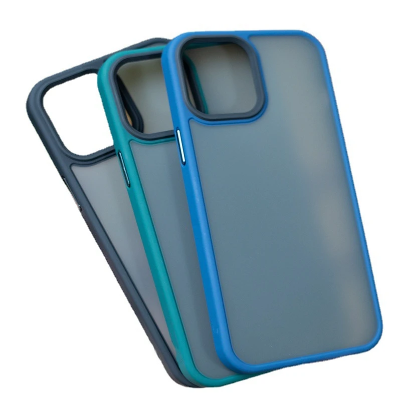 

Wholesale TPU PC acrylic phone case anti-fall protective cover skin matte mobile phone case for iPhone 11 /12 ProMax
