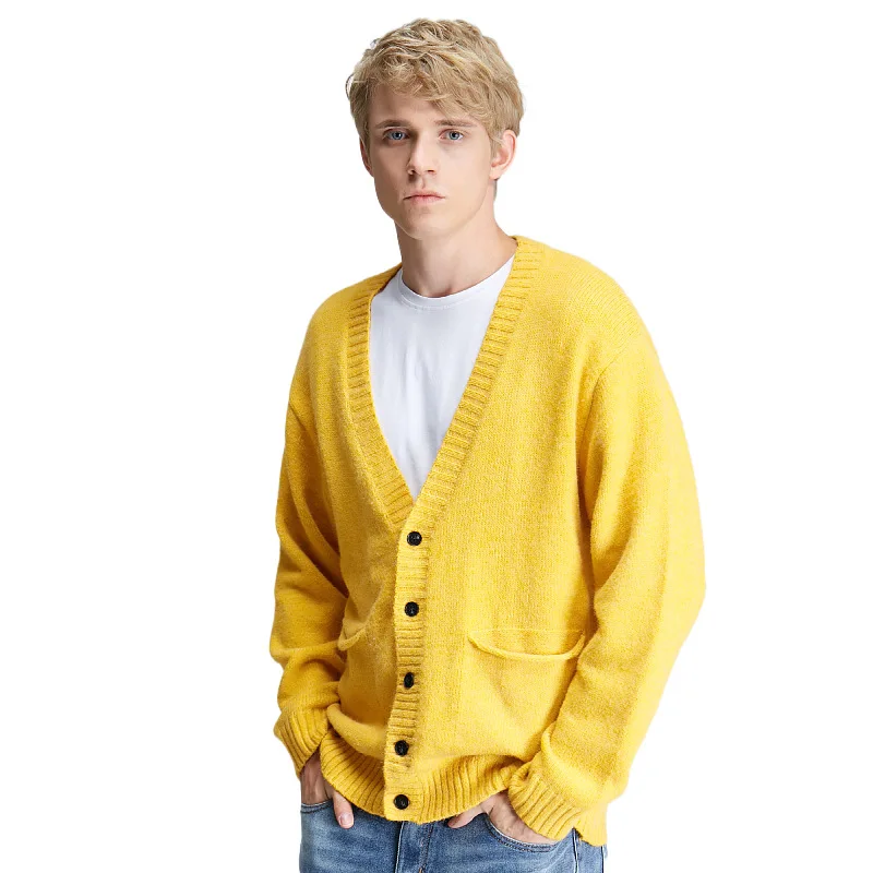 

JK uniform couples cardigan sweater 2021 autumn casual lazy wind long sleeve men's and women's V-neck sweater