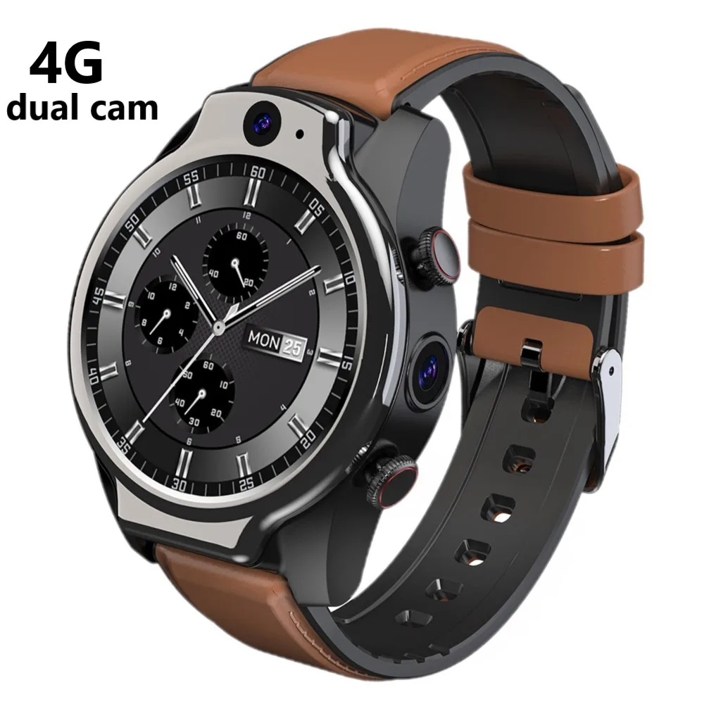 

Luxury design 4g mtk6762 ip68 5atm android smartwatch sim card dual camera wifi GPS smart watch