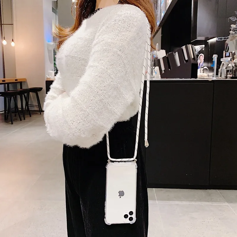 

New Design Iphone 13 Pro Max Mobile phone Case For Lanyard Adjustable, 10 colors