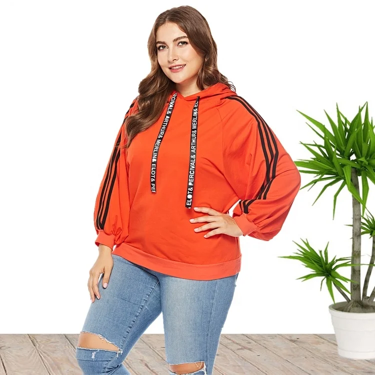

2020 Long Sleeve 3XL 4XL 5XL Plus Size Hoodies Sweatshirts For Women Wholesale China