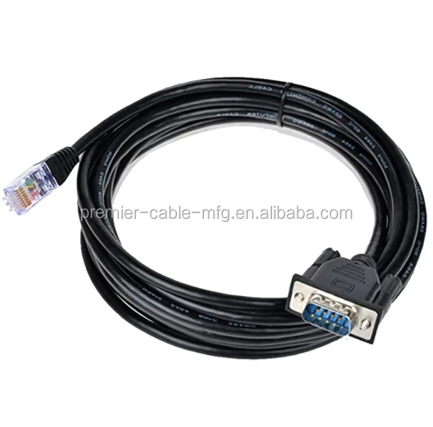 Db9 9pin Serial Port Maleにrj45 Female Cat5 Lan Consoleケーブル