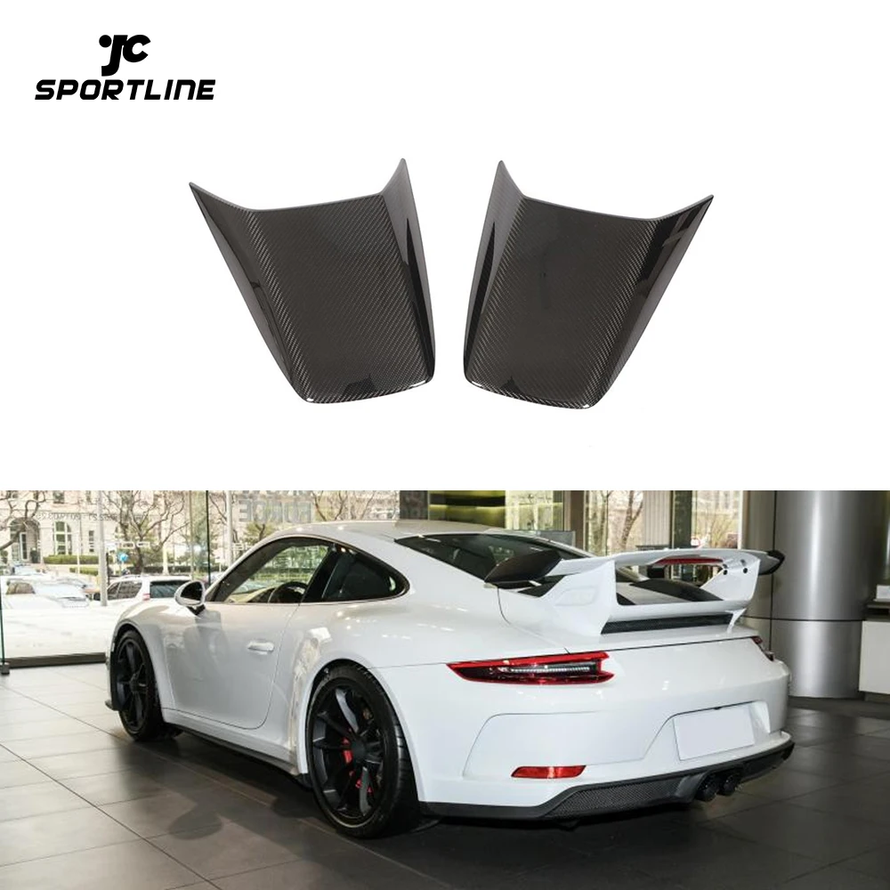 

Dry Carbon Fiber 991 GTS Rear Trunk Vents Exterior Trim for Porsche 911 991 MK2 GTS 2017-2019