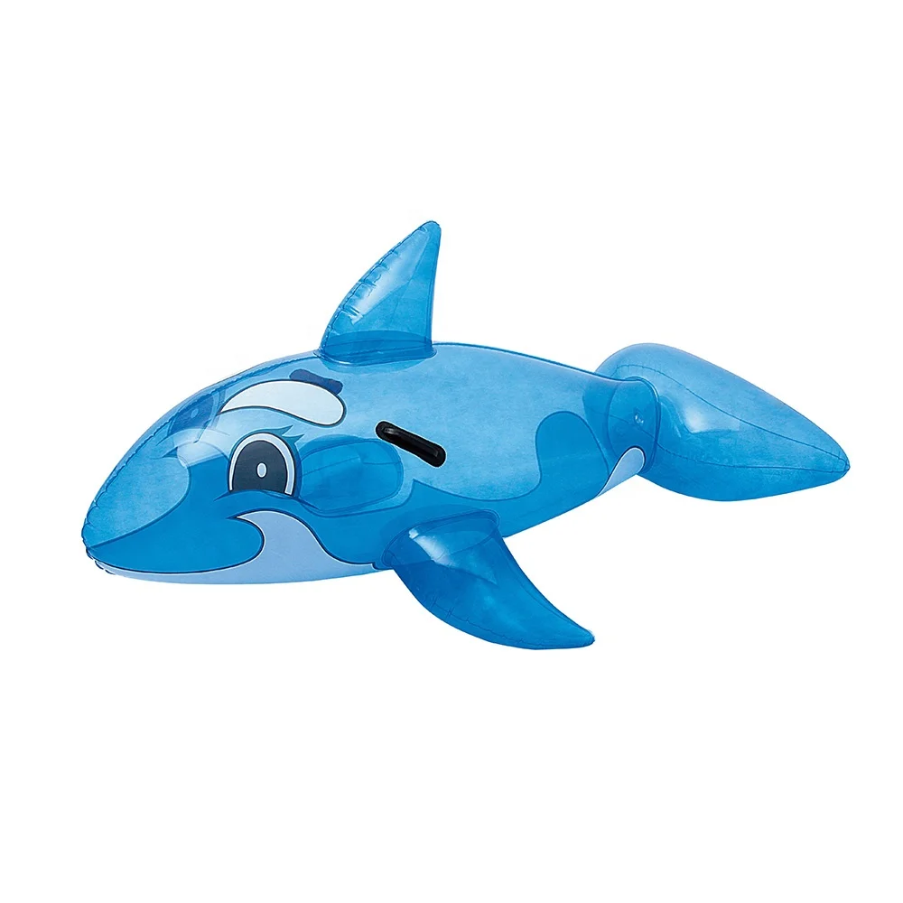 

Safety Valves Blue Whale Ride On Handles Animal Inflatable Swimming Kids Float