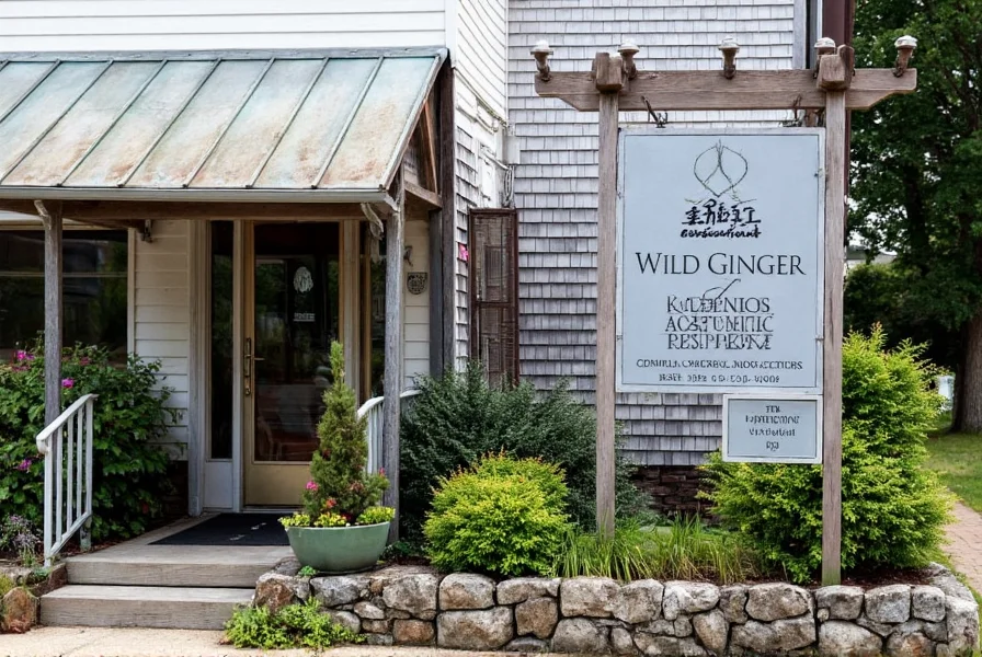 Wild Ginger Norwell MA menu featuring Thai and Japanese dishes with clear descriptions and pricing