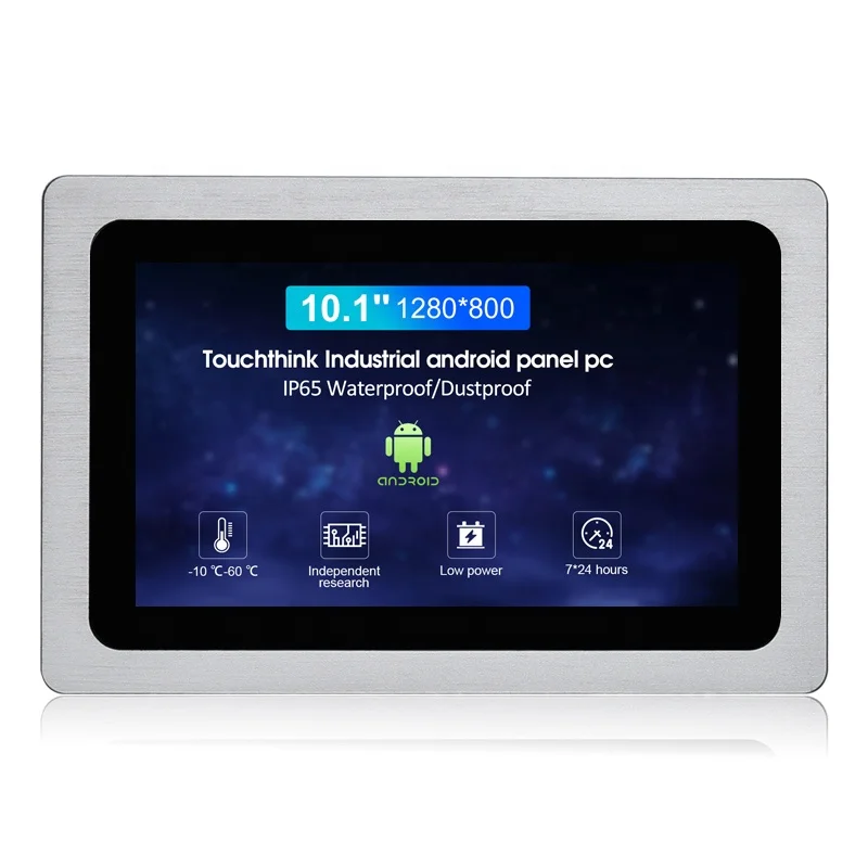 

Waterproof IP65 android industrial grade tablet pc 10.1 inch panel pc with capacitive touchscreen and 6.0 OS