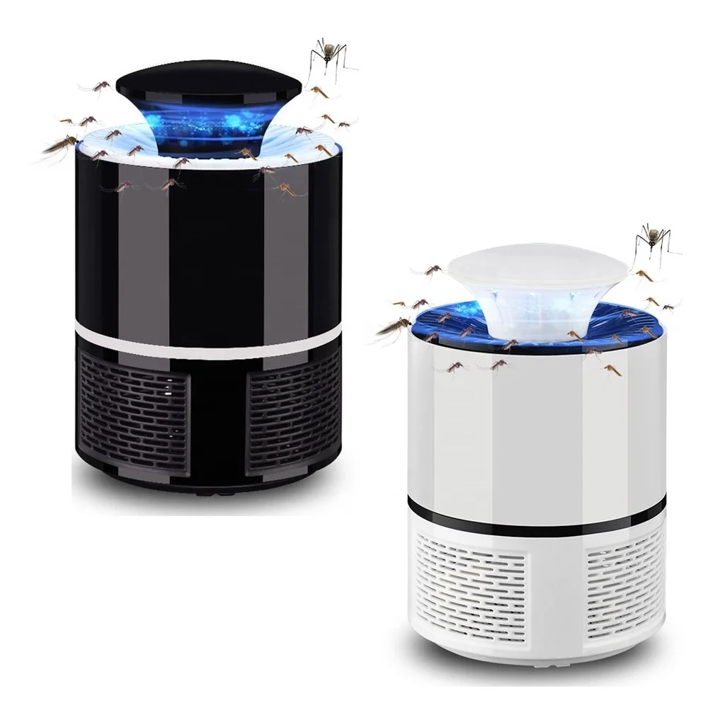 

2020 New USB Powered UV LED Electronic Waterproof USB Mosquito Killer Lamp, White and black