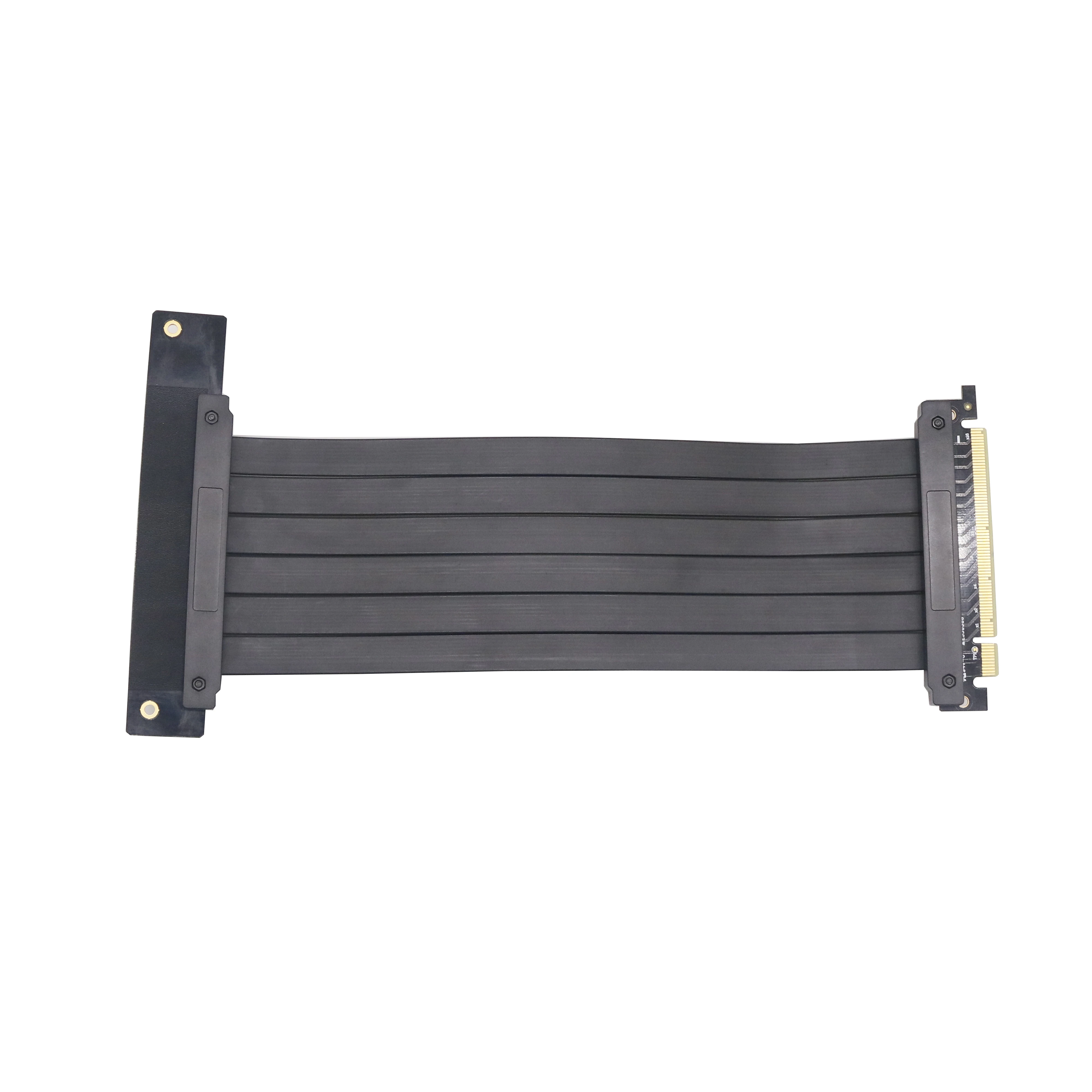

90 Degree High Speed Flexible PCIE Graphics Extension Cable PCI-E 1*16 3.0 Extension Riser Cable Black Extenders Cards