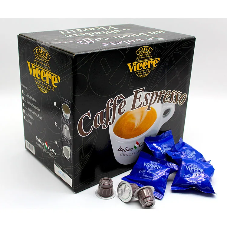 
2 Years Shelf Life Italy Coffee Robusta Nespresso Capsule Coffee 