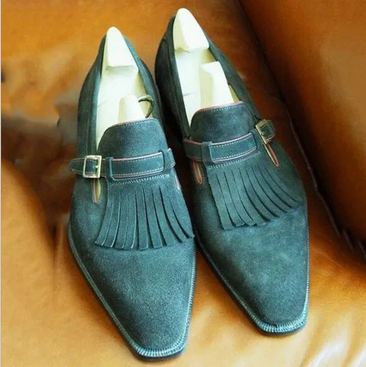 

Spring new men's shallow mouth casual leather shoes wholesale in Europe and America, Brown.grey,green