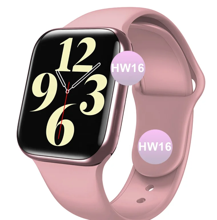 

Hot product Hw16 Smartwatch 1.72 Inch Full Screen Sport Fitness Tracker Men Women Smart Watch Series 6 Bracelet For Apple, Blue,black,pink,red,white