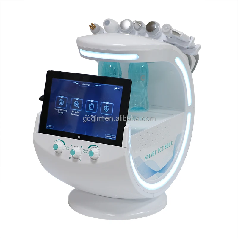 

Aqua Oxygen Facial Machine Ultrasonic skin Rejuvenation Portable Machine RF skin tightening