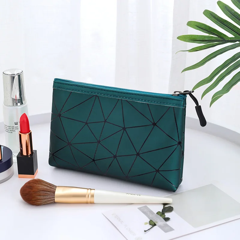 

Pu Wash Travel Storage Square Hand Portable Buggy Gift Envelope Brush Organizer Neoprene Toiletry Cosmetic Bag For Woman