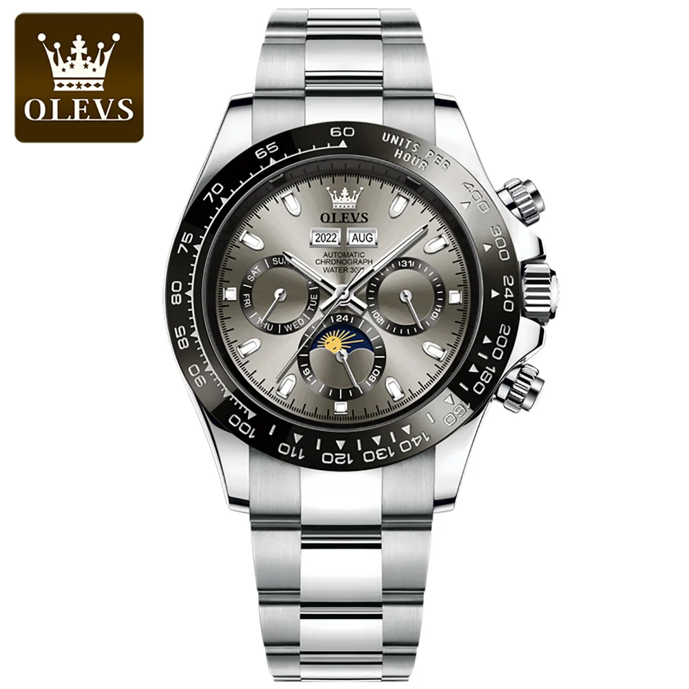 

OLEVS 6654 Good Quality Mechanical Oem Waterproof Luminous Gifts Reloj Automatic Watches Luxury Brand Sports Digital mens Watch
