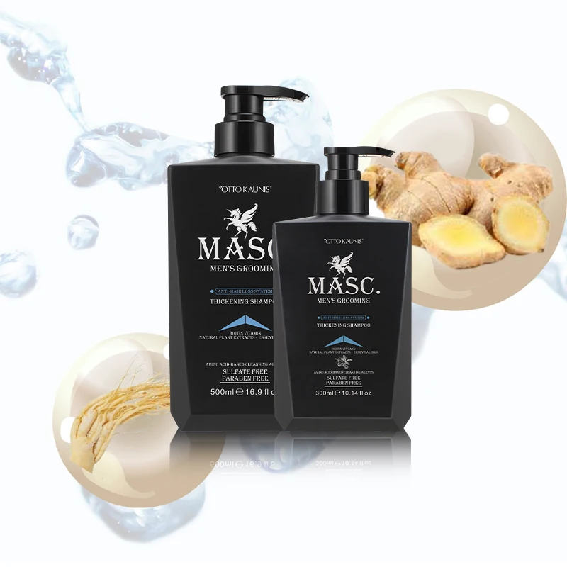 

Natural Men Anti Loss Hair Treatment Biotin Shampoo Organic Thickening Hair Growth Shampoo and Conditioner Private Label