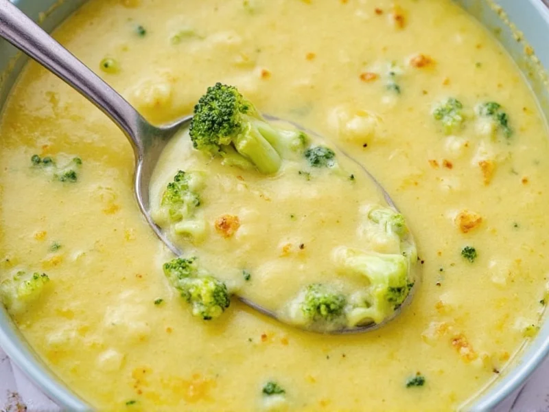 Easy Cheesy Broccoli Soup: 30-Minute Recipe