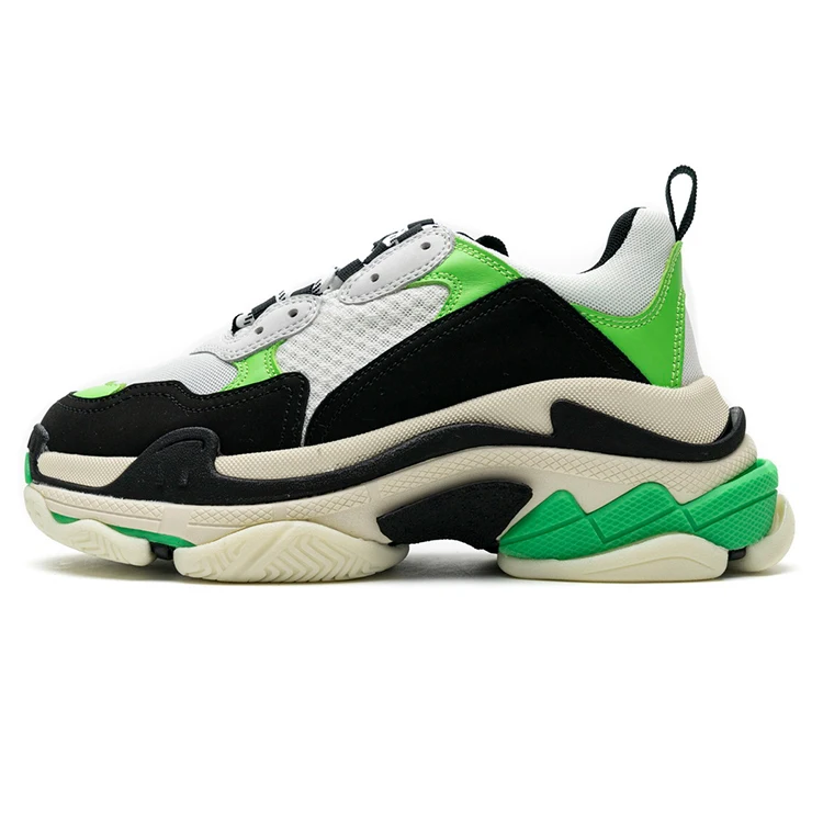 

Men Women Sports 27 color Trainers zapatos Dad Shoes 8-layer combination TPU retro balanciaga Triple S Thick shoes, Customer's request