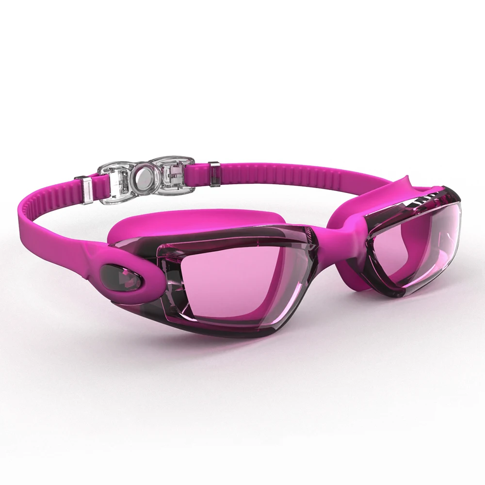 

ZLF High Quality Adult Swim Goggle Comfortable HD Big View Factory 4300 RTS Waterproof Durable PC Silicone Swimming Glasses, Custom color
