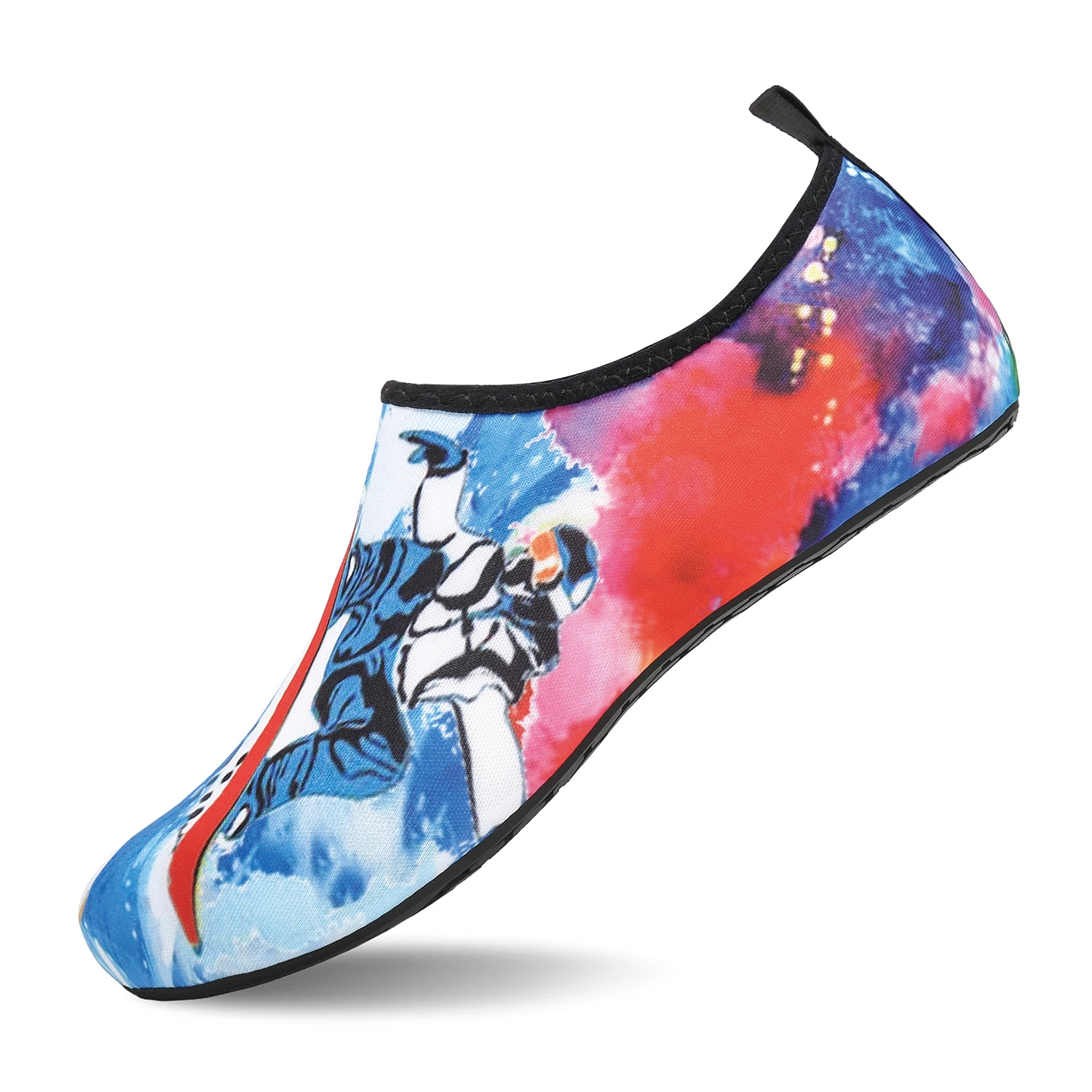 

Rainbow Pattern Beach Water Sport Shoes Swimming Aqua Shoes Stock, Colorful