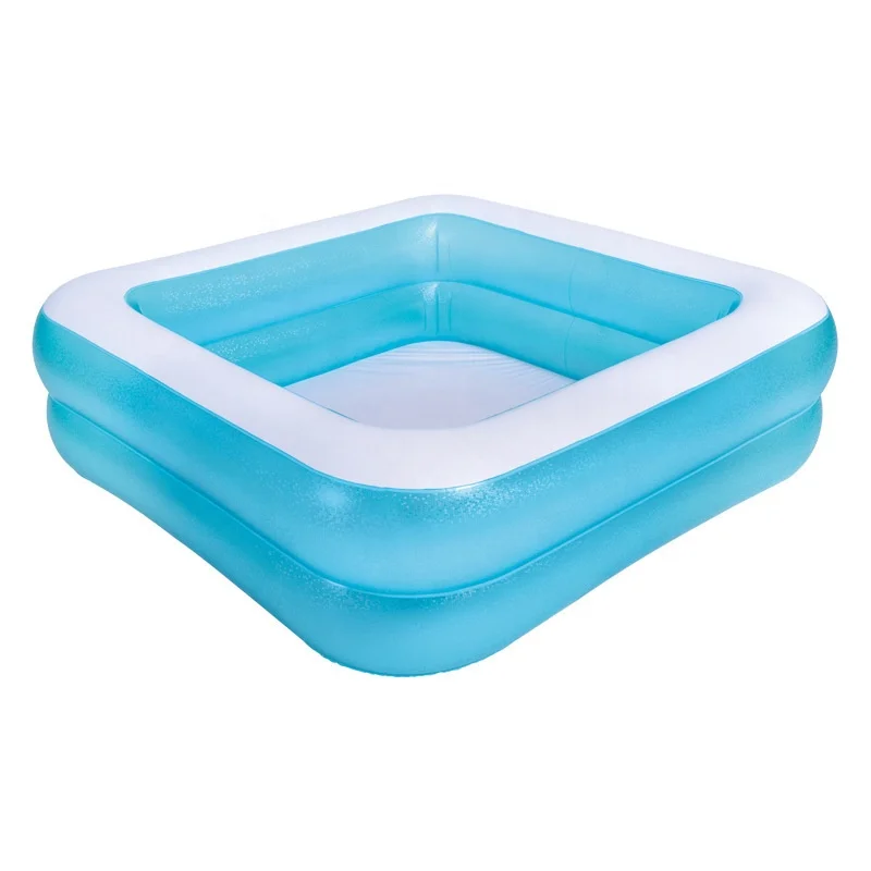 

Hot Selling Indoor PVC Inflatable Rectangular Pool Swimming Baby, Blue