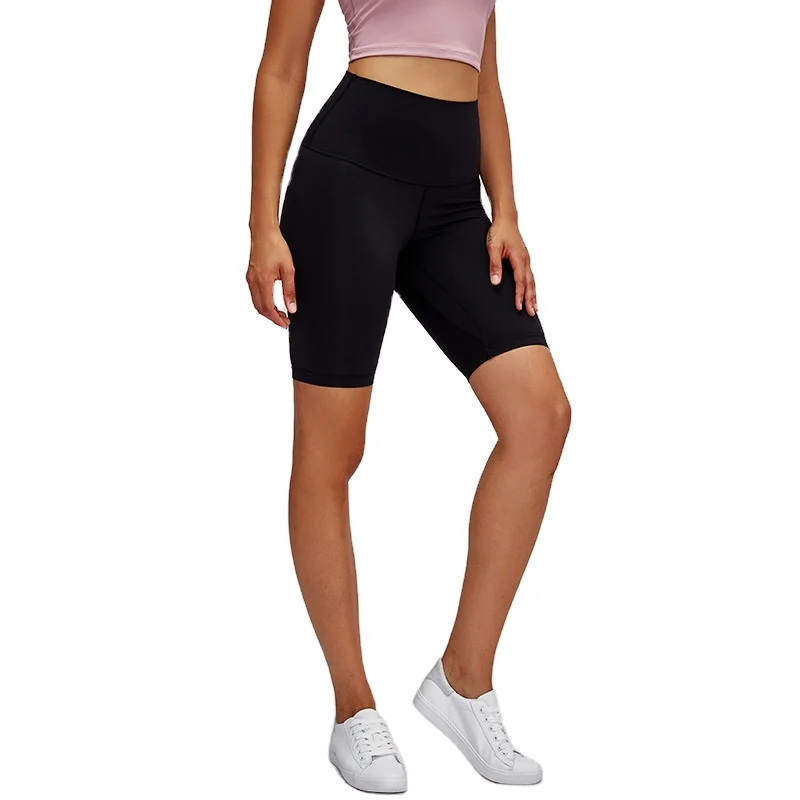 

High waisted seamless stretchable athletic gym workout yoga shorts fitness women, As pic shown and support oem