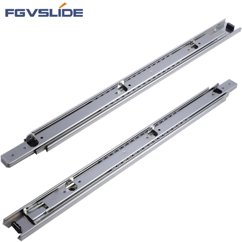 45mm Hanging Ball Bearing Drawer Slide With Hook For Metal