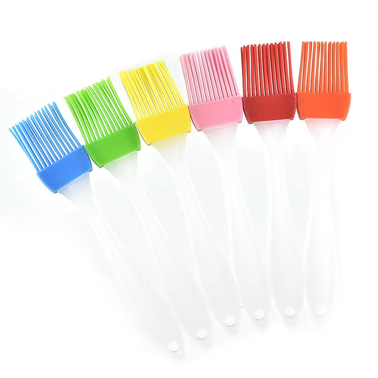 

Heat Resistant Food Grade Tools Durable Silicone Baking Oil Brush, Many color for choose