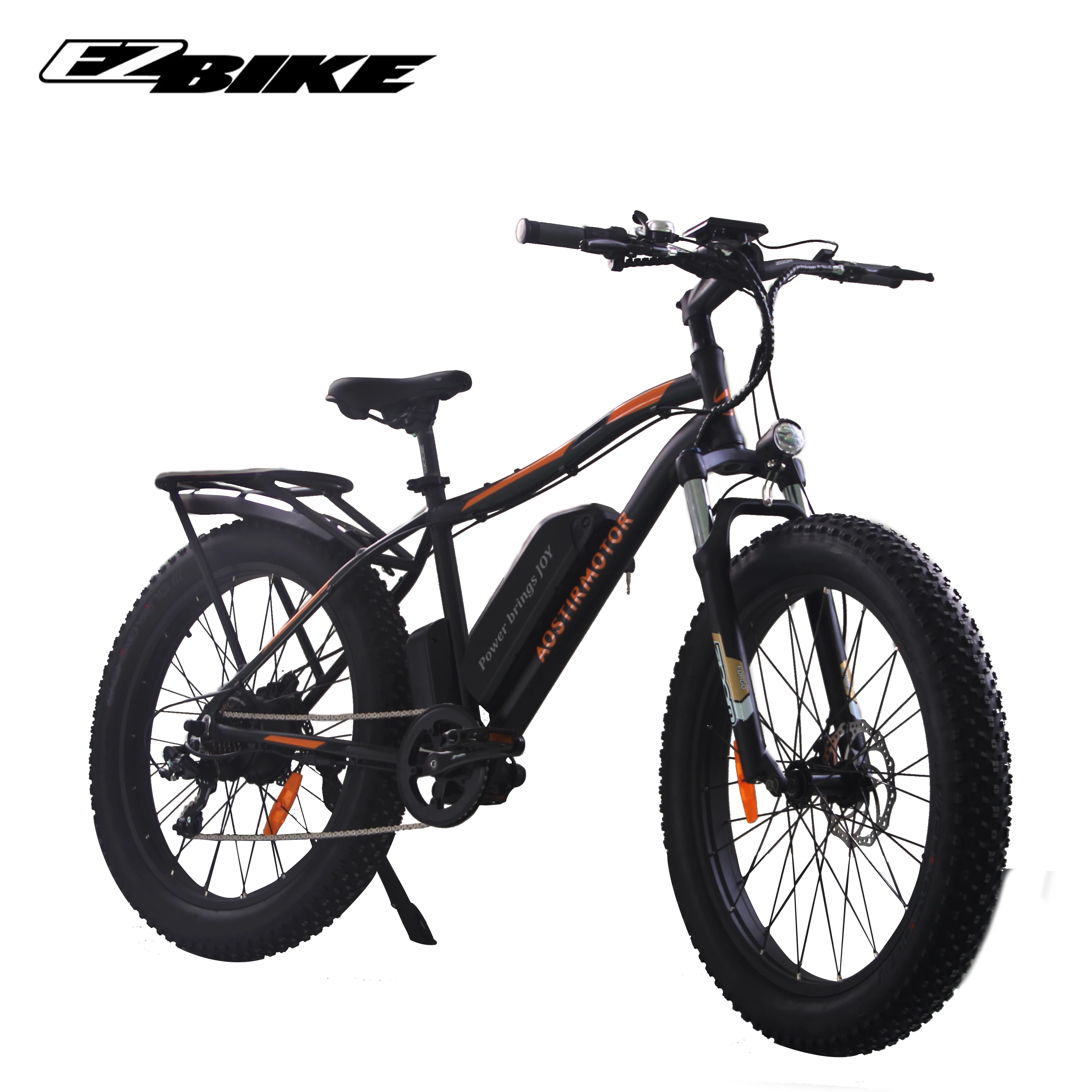 Cheap practical all terrain 30mph 48v 750w mtb electric bike ebike with rear rack