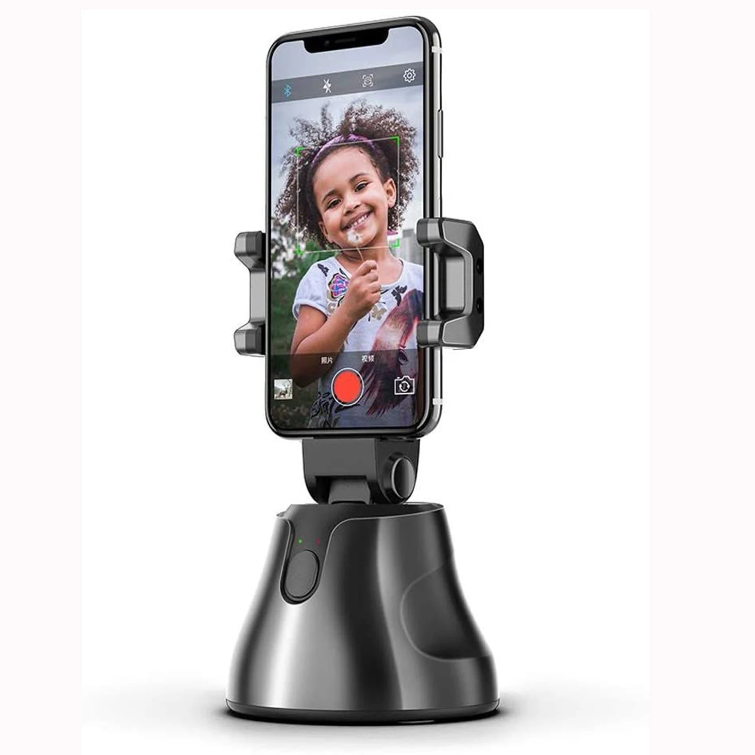 

Smart 360 Degree Selfie stick Shot Facial Object Tracking Selfie Stick Smartphone Holder for Photo Video Vlog Live Show