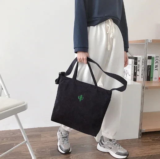 

Heavy duty eco high quality cotton canvas messenger bag shopping large tote bag with pocket, Customized color