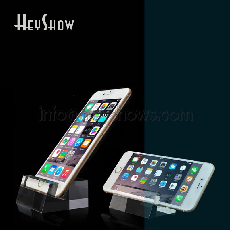 

Stable Dummy Phone Support Mobile Phone Display Stand Acrylic Cellphone Holder Transparent For Phone Store Sale Universal