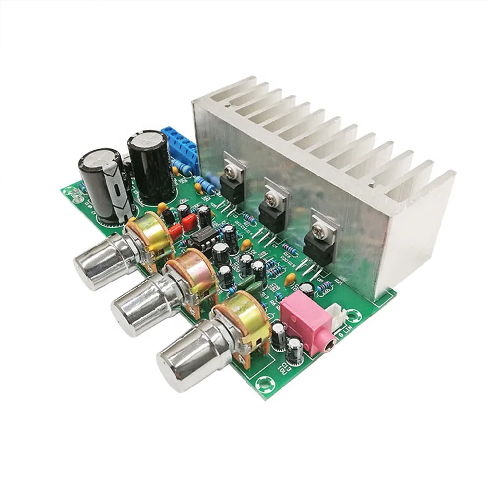 

Taidacent Compatible LM1875 18W+18W+32W 3-Channel Hi-Fi Subwoofer Amplifier Board TDA2050 TDA2030 2.1 60W Amplifier Board