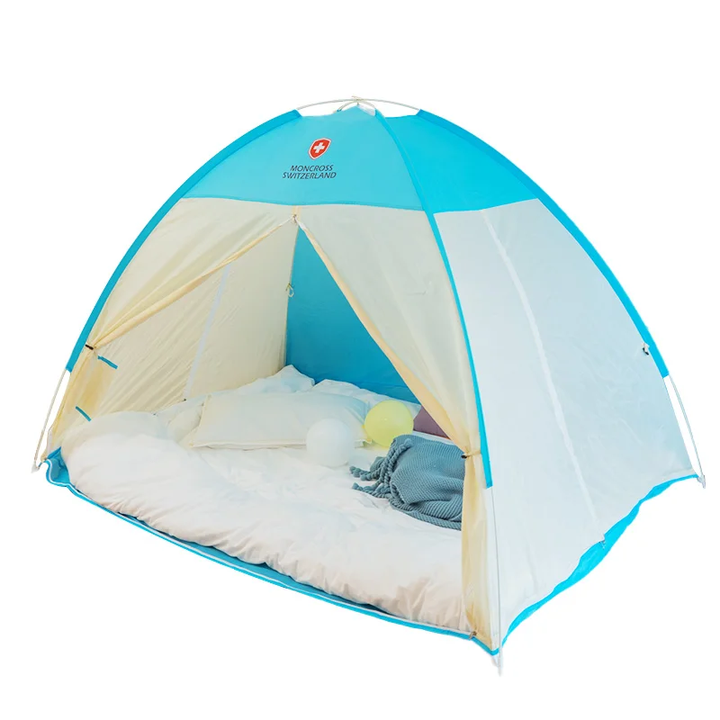 

Living Bed Canopy Privacy Tents Bed Tent Shelter Indoor Pop Up Portable Frame Curtains Cozy Sleeping Tents