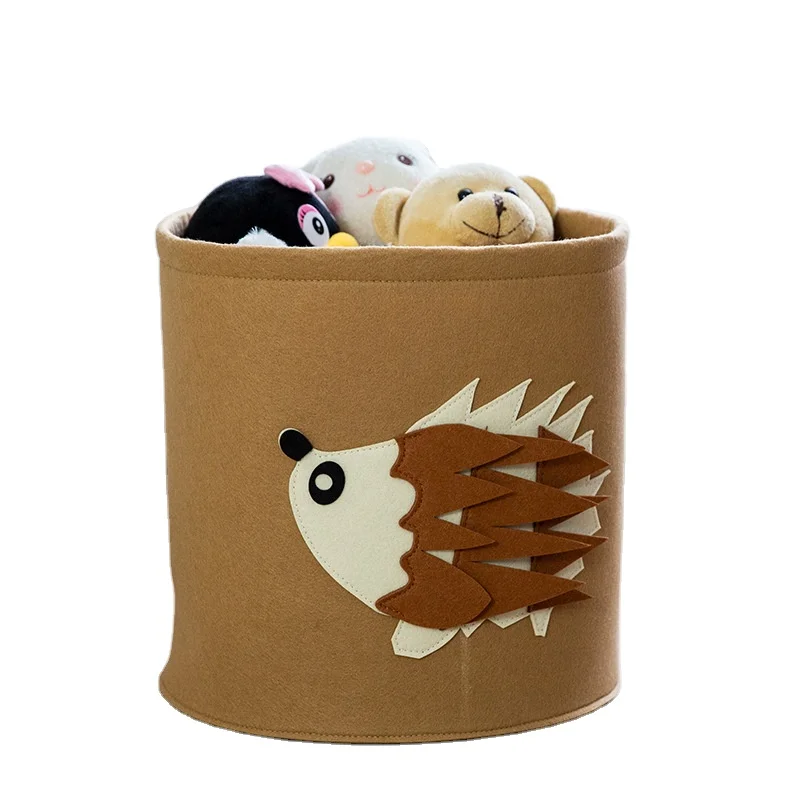 

high quality cheaper price 2021 polyester felt storage for Children toy felt storage high quality felt basket cheaper price, 40 colors , or custom