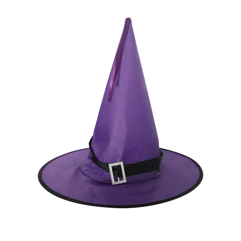 

Halloween Luminous Headdress Wizard Hat Cosplay Fancy Dress Costume LED Light Hanging Witch Hat