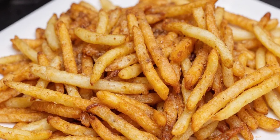 Frying potatoes with spices
