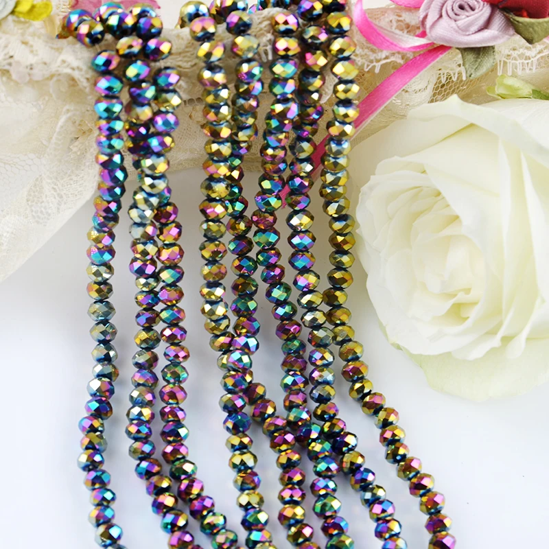 

Faceted Glass Beads ab jewelry ab Glass Beads Fashion Jewelry