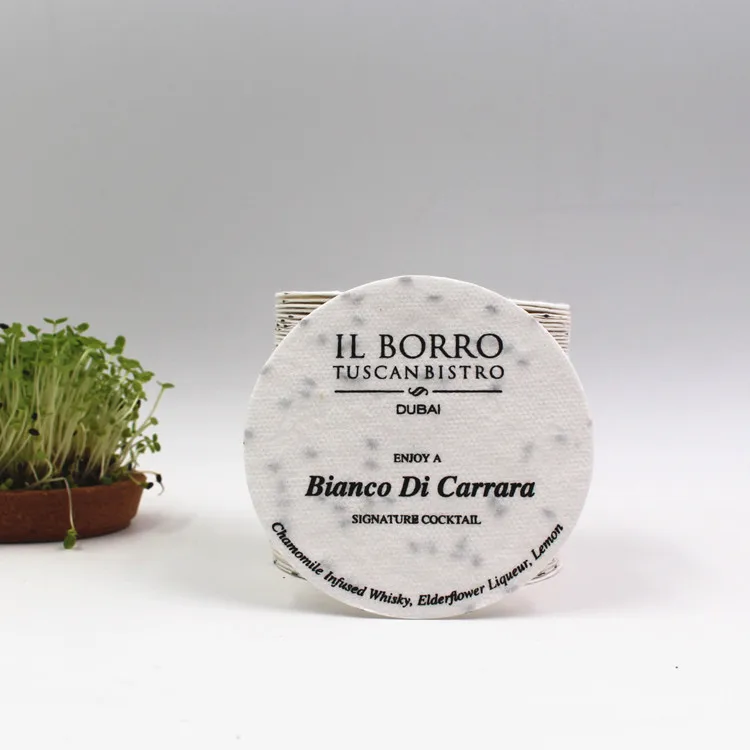 
Eco-friendly Recycled seed paper bookmark Seed card Biodegradable Paper Seed Business Card 