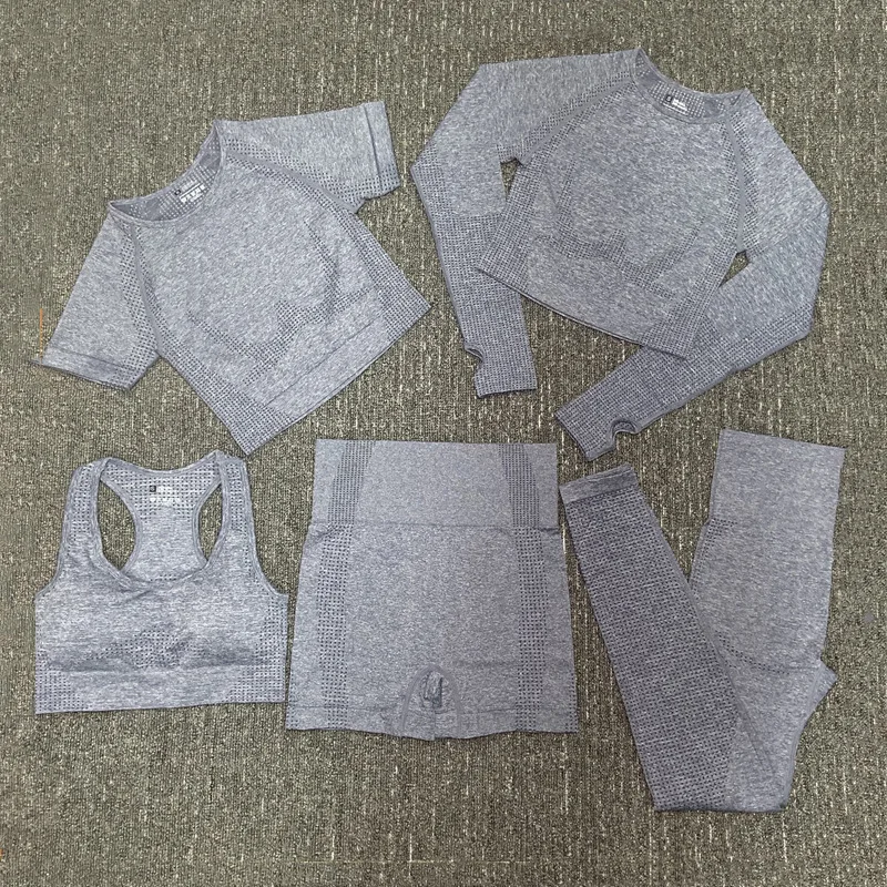 8 Colors Gym Seamless Yoga Set Fitness Sport Suits Gym Set Clothing