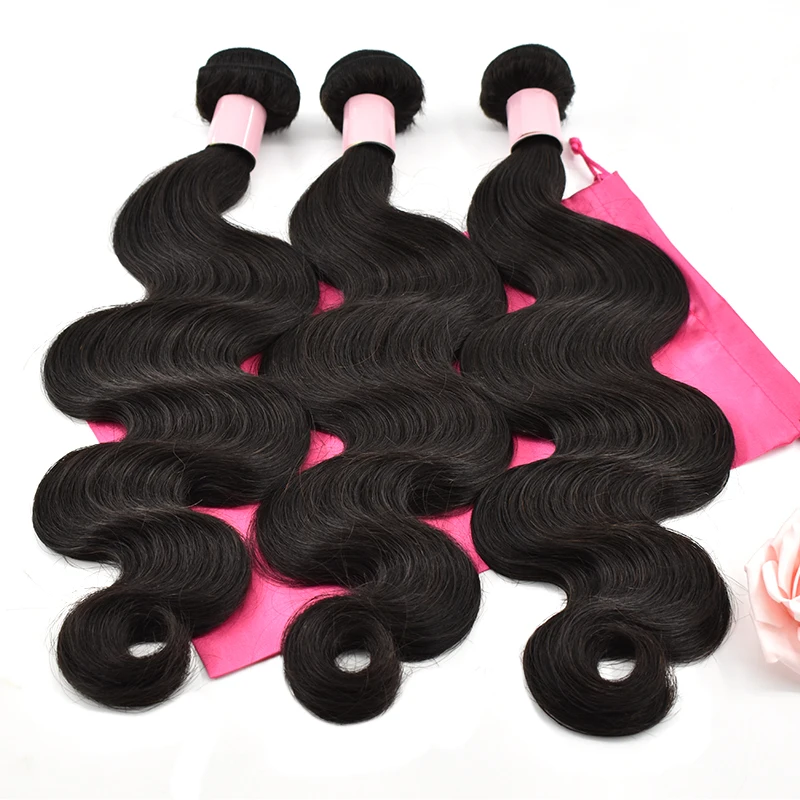 

HaiYi Raw Burmese Hair ,Unprocessed Cuticle Aligned Burmese Human Hair Body Wave Bundle Hair Vendors, Natural color,all available