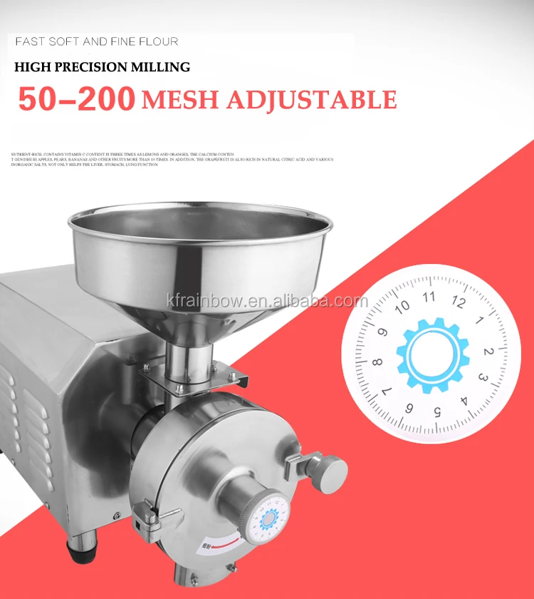 3000W high speed grains grinding machine herbal milling machine spice powder milling machine