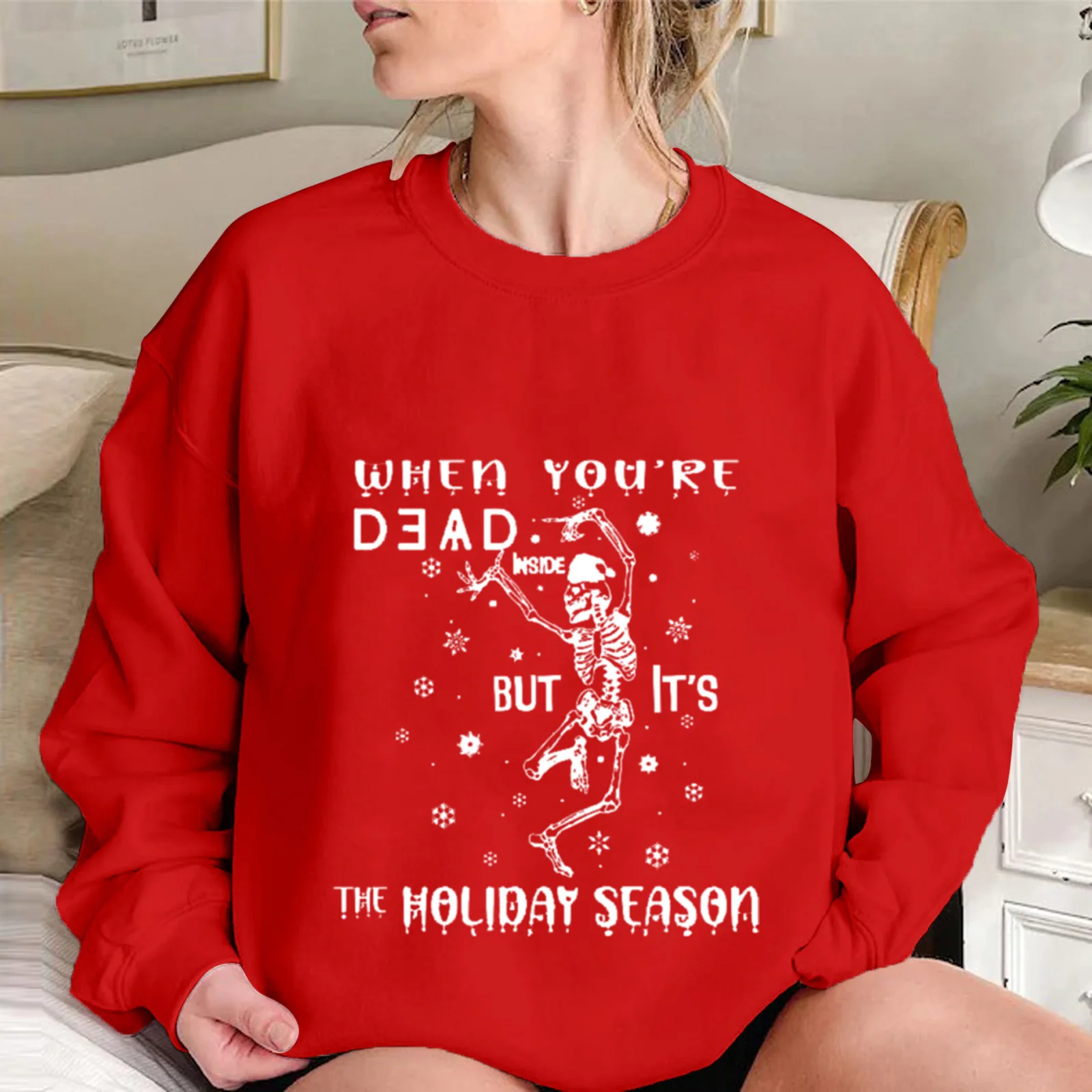 

2022 new European and American fashion printed Christmas sweater women African printed sweater women