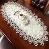 Simple cloth art water - soluble lace table cloth with centerpiece oval size of 50*110cm
