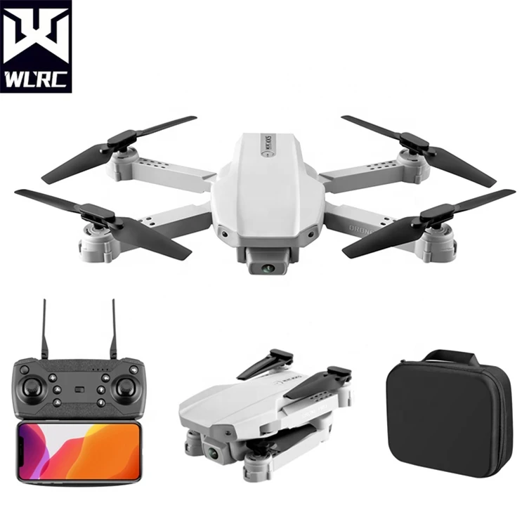 

New Gift Long flight Time 50 Times Zoom 4k Drones Dual Hd Wifi Rc Fpv Camera Quadcopter Mini Dron Selfie Drone Toys, Gray