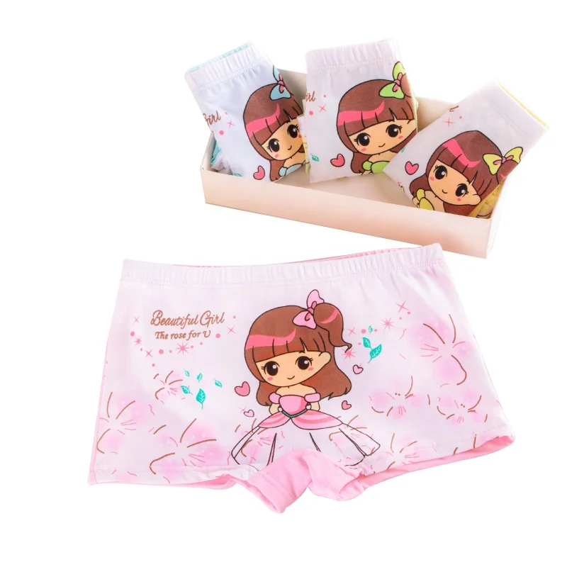 

The Price Of 7 Years Age Blue Color 9 Years Age Girls Underwear pantys for girl kid