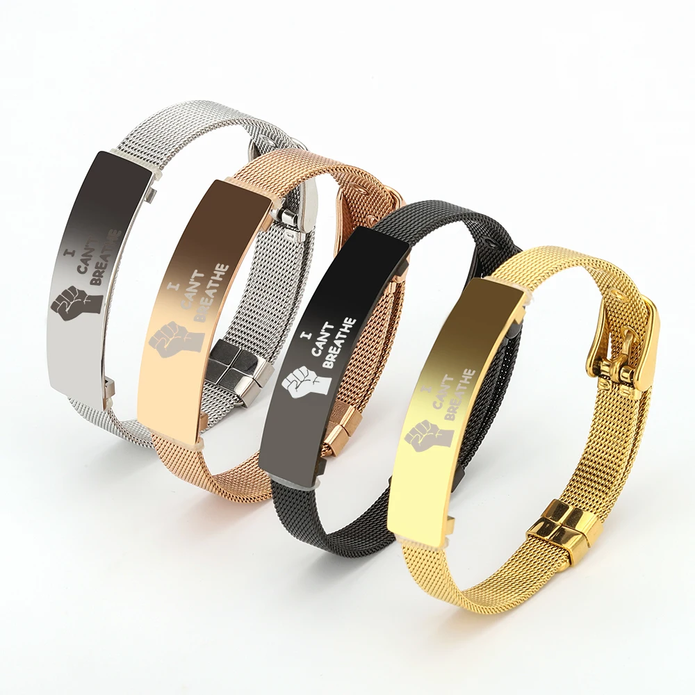 

2021 China factory 316I stainless steel jewelry Inspirational Quote adjustable Accessories bracelet Wristband, Red,black,light blue,red wine,deep blue,pink
