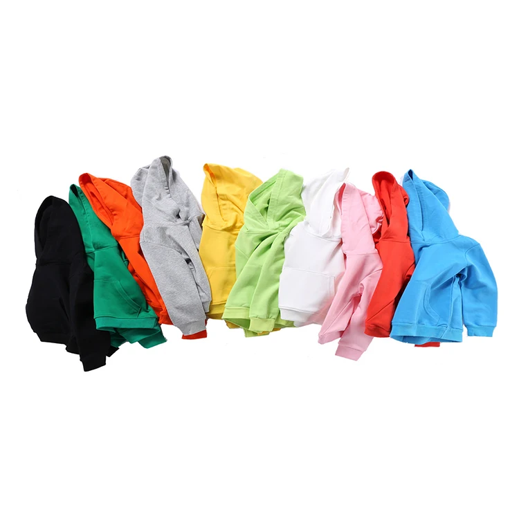 
High quality comfortable custom plain blank children kid hoodies  (62435035397)