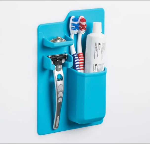 

100% Eco-friendly Sponge Bathroom Kids Silicone Toothbrush Holder