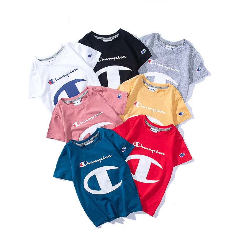 

2021the new summer printed cotton girl's round neck with short sleeves children's T-shirt for boys